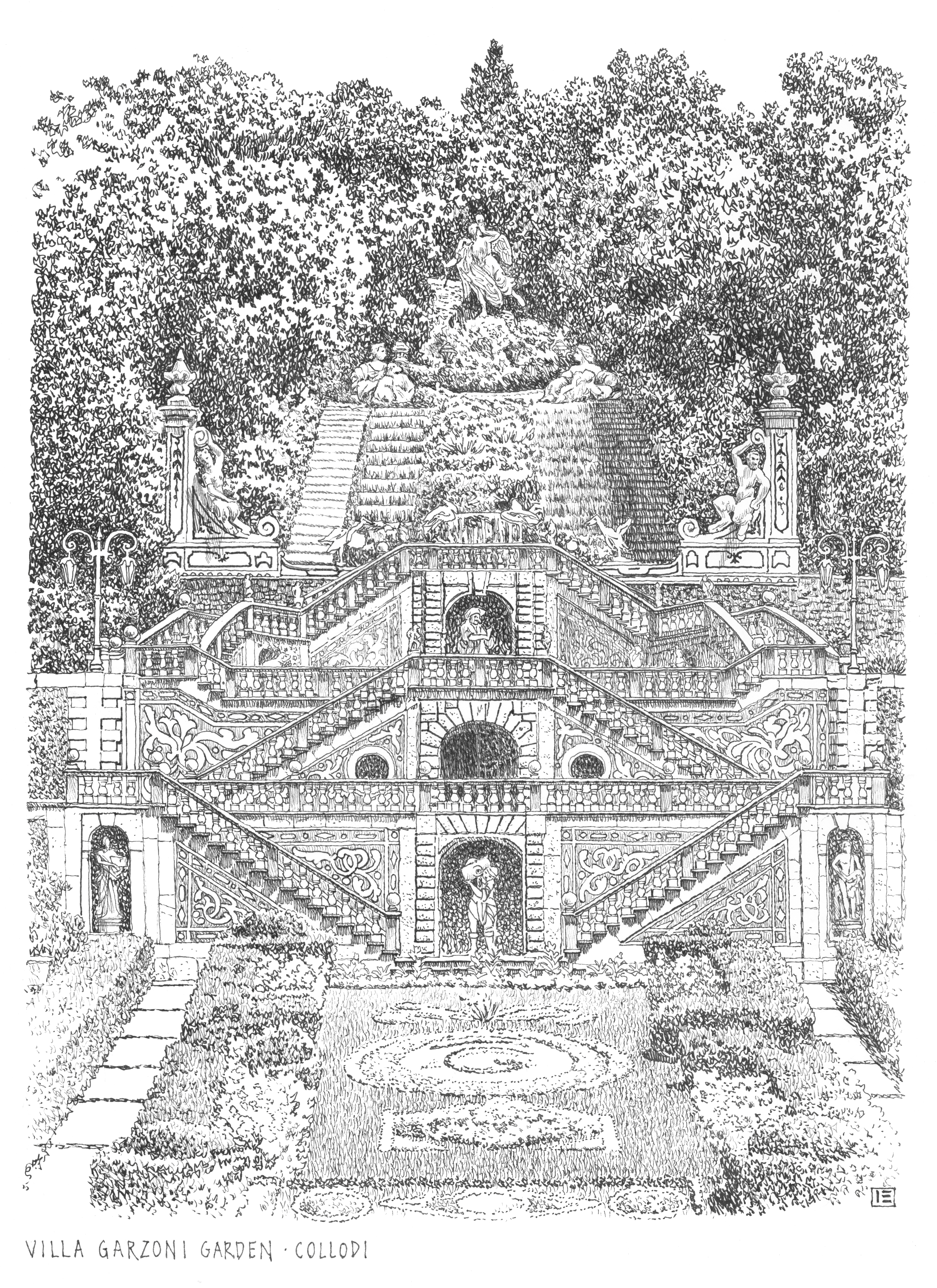 Gardens of Villa Garzoni in Collodi