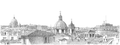 Rooftops of Rome Panorama